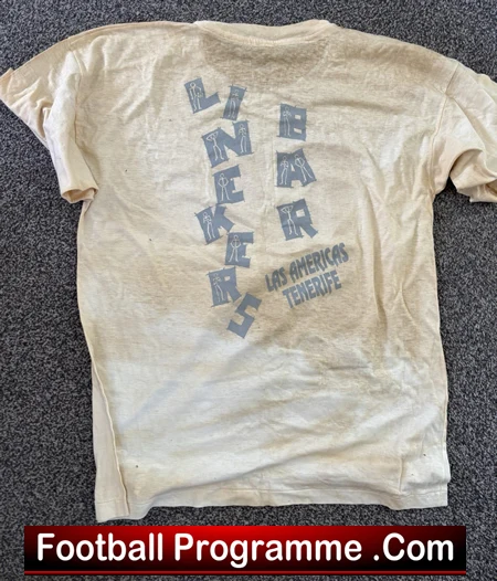 George Best Signed Linekers Bar T Shirt 1993 - Gran Canaria - Image 5
