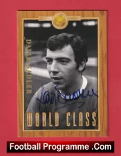 Manchester United David Sadler Autograph Signed Football Card Man Utd