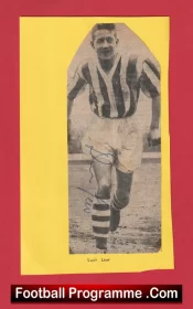 Huddersfield Town Denis Law Autograph Signed Picture 1950s