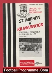 St Mirren v Kilmarnock 1977 – Sir Alex Ferguson Manager