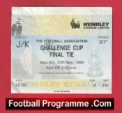 Liverpool v Everton 1989 – FA Cup Final Ticket