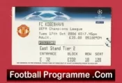 Manchester United v Copenhagen 2006 – Match Ticket