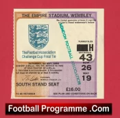 Tottenham Hotspur v QPR 1982 – FA Cup Final Football Ticket