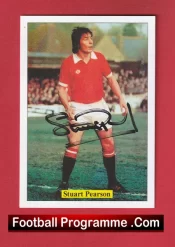 Manchester United Stewart Pearson Autographed Signed Football Card