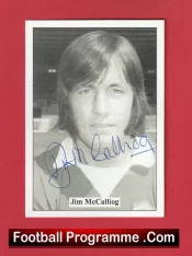 Manchester United Jim McCalliog Autograph Signed Football Card Man Utd