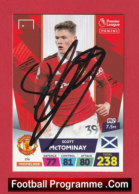 Manchester United Scott McTominay Autographed Signed Football Card Man Utd - Image 2