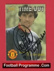 Manchester United Tim Howard Autograph Signed Football Card Man Utd