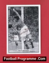 Manchester United Joe Lancaster Autograph Signed Football Card Man Utd
