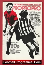 Gordon Parr Testimonial Benefit Game Brochure Bristol City 1972 George Best