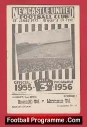 Newcastle United v Manchester United 1956 – Man United