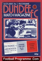 Dundee v Aberdeen 1984 – Alex Ferguson Manager