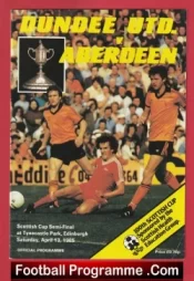 Dundee United v Aberdeen 1985 – Alex Ferguson Manager