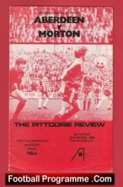 Aberdeen v Greenock Morton 1980 – Alex Ferguson Manager