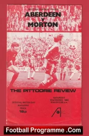 Aberdeen v Greenock Morton 1980 – Alex Ferguson Manager
