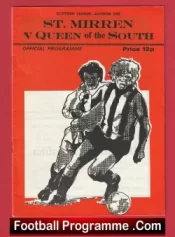 St Mirren v Queen Of The South 1976 – Alex Ferguson Manager