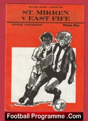 St Mirren v East Fife 1977 – Alex Ferguson Manager