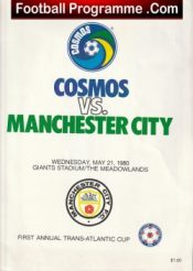 Cosmos v Manchester City 1980 – USA Giants Stadium Atlantic Cup