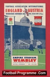 England v Austria 1951 – 1950s