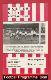 Exeter City v Notts County 1970