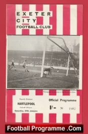 Exeter City v Hartlepool 1970