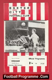 Exeter City v Wrexham 1970