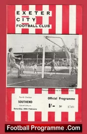 Exeter City v Southend United 1970