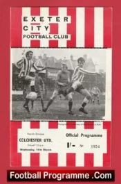 Exeter City v Colchester United 1970