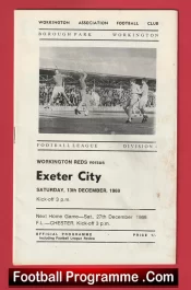 Workington v Exeter City 1969
