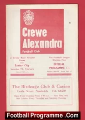 Crewe Alexandra v Exeter City 1970