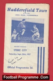 Huddersfield Town v Stoke City 1957