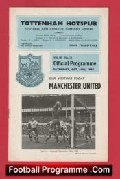 Tottenham Hotspur v Manchester United 1965 – 1st First Ever Substitution