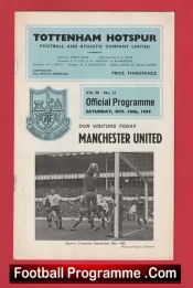 Tottenham Hotspur v Manchester United 1965 – 1st First Ever Substitution