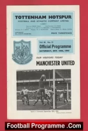 Tottenham Hotspur v Manchester United 1965 – 1st First Ever Sub