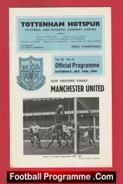 Tottenham Hotspur v Manchester United 1965 – 1st First Ever Sub