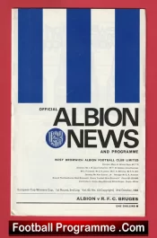 West Bromwich Albion Brugge KV 1968 – UEFA Cup Belgium Team