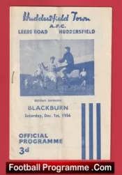 Huddersfield Town v Blackburn Rovers 1956