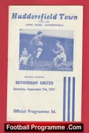 Huddersfield Town v Rotherham United 1957