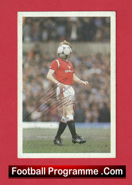 Manchester United Gordon Strachan Autographed Signed Football Card Man Utd - Image 2