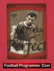 Manchester United David Sadler Autograph Signed Football Card Man Utd