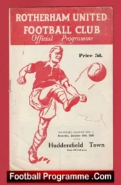 Rotherham United v Huddersfield Town 1958 – Denis Law