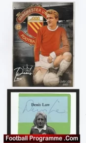 Manchester United Denis Law – Autograph Signed Picture