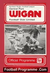 Wigan Rugby v Warrington 1973