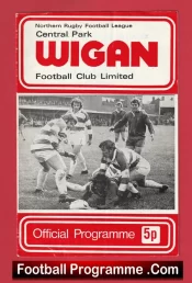 Wigan Rugby v Warrington 1973