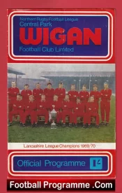 Wigan Rugby v Warrington 1971 – January