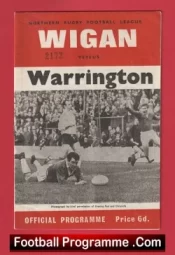 Wigan Rugby v Warrington 1967