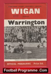 Wigan Rugby v Warrington 1967