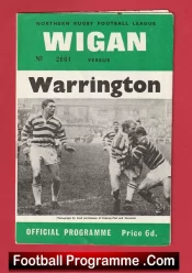 Wigan Rugby v Warrington 1967 – January