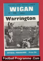 Wigan Rugby v Warrington 1966