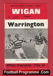 Wigan Rugby v Warrington 1965 – January