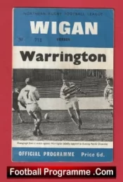 Wigan Rugby v Warrington 1969 – August
